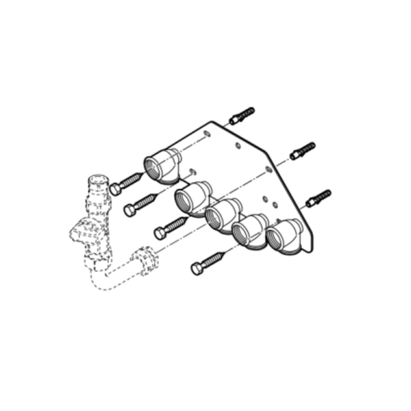 Weishaupt Unterputz-Montageplatte WTC-GW 15-32-B Typ WHU